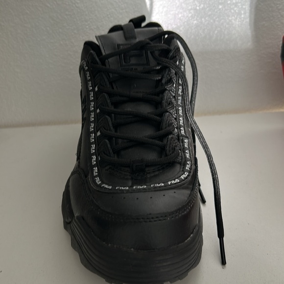 Fila Women’s Black Disruptor II Premium Repeat Shoes - Picture 6 of 13
